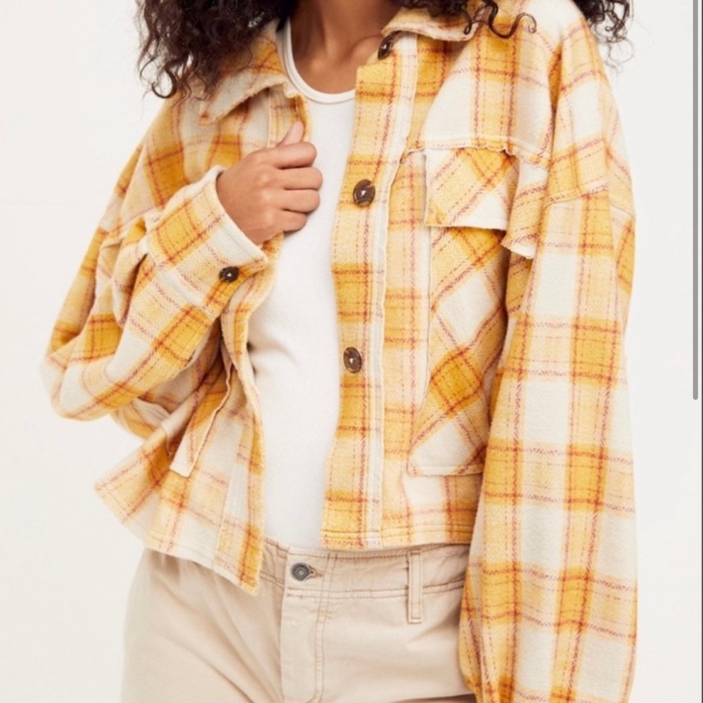 Free People yellow jacket